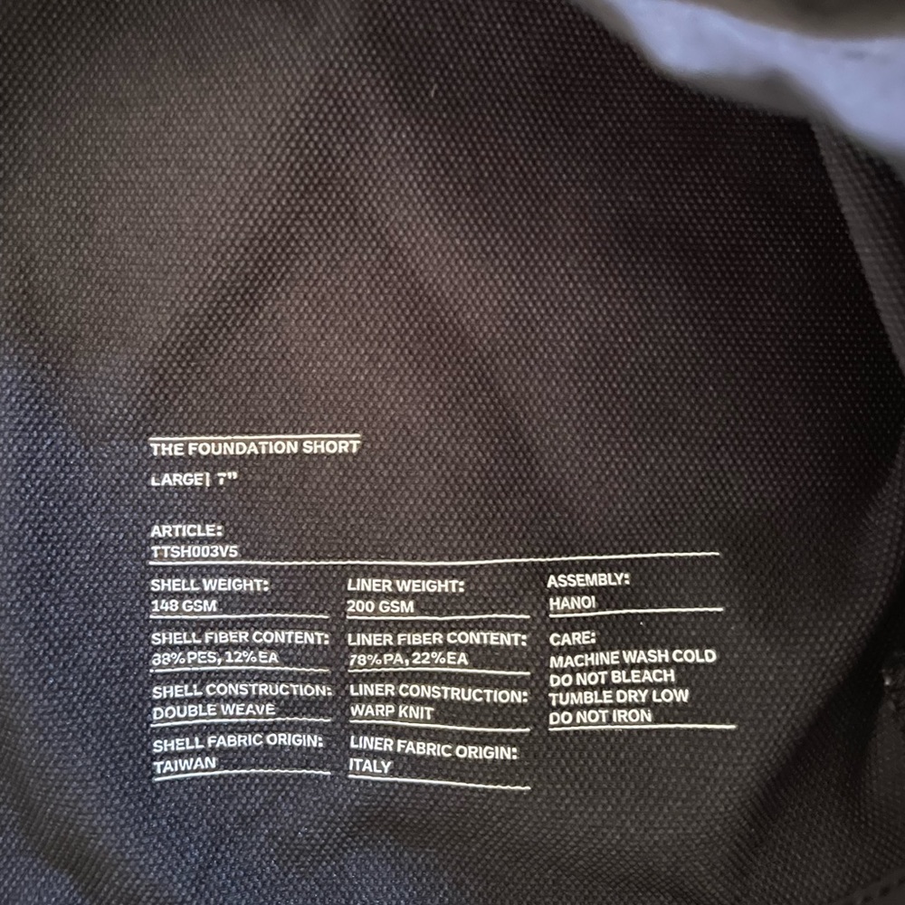Ten Thousand brand gym/workout shorts. Black, Large, 7” seam, never worn